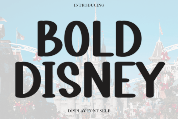 Bold Disney: A Friendly Font for Creative Projects