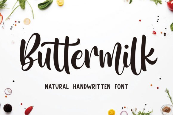 Buttermilk: The Whimsical Font for Festive Design