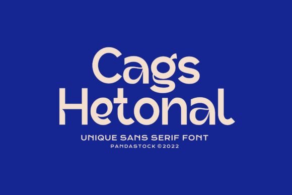 Cags Hetonal: Modern Typography for Timeless Branding