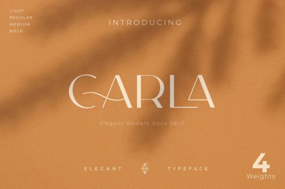 Carla: An Elegant Sans Serif Font for Modern Design