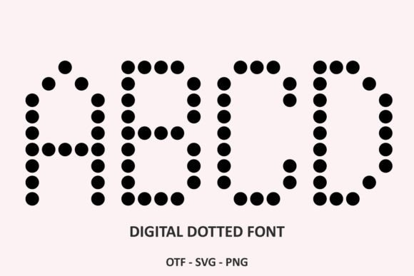 Digital Dotted: Elevate Your Visual Content with Dot Font Style