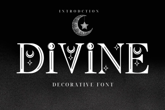 Divine: A Celestial Font for Enchanting Design