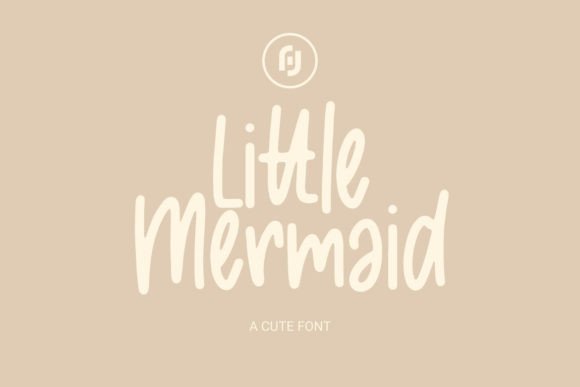 Little Mermaid Font: A Whimsical Design Asset
