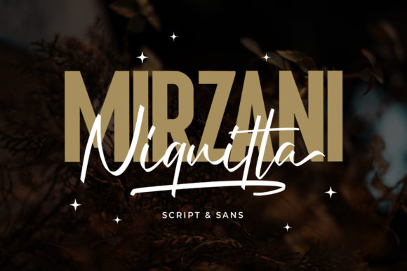 Niquitta Mirzani: A Duo Font for Elegant Design