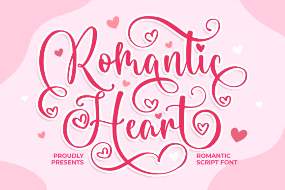 Romantic Heart: The Ravishing Handwritten Font for Modern Design
