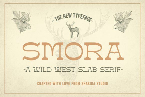 Smora: Capturing Western Charm in Modern Typography