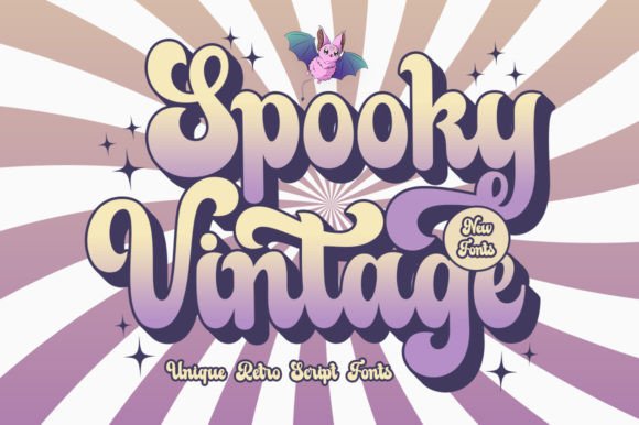 Spooky Vintage: A Display Font with Playful Nostalgia