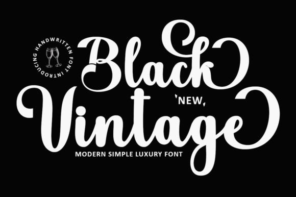 The Timeless Appeal of Black Vintage Script in Modern Design