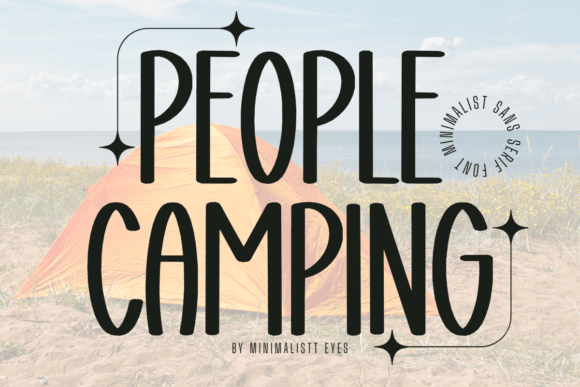 The Whimsical Charm of People Camping: A Design Asset