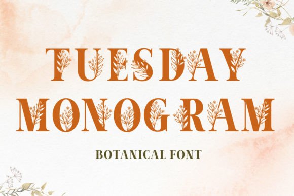 Tuesday Monogram: A Font for Timeless Craft and Design
