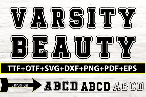 Varsity Beauty: The Color Font for Vibrant Design